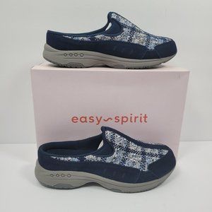 Easy Spirit SE Traveltime 459 Women's Comfort Clogs Dark Blue US Size 9W NIB